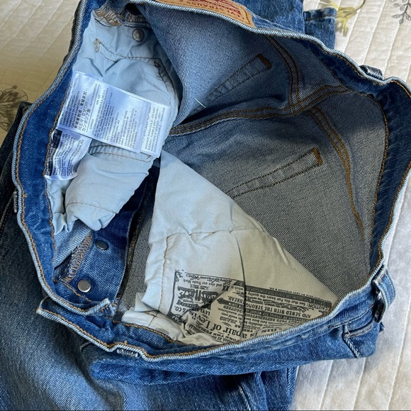 Levi’s 501 high waist straight leg jeans 30x30 NEW - Picture 7 of 7